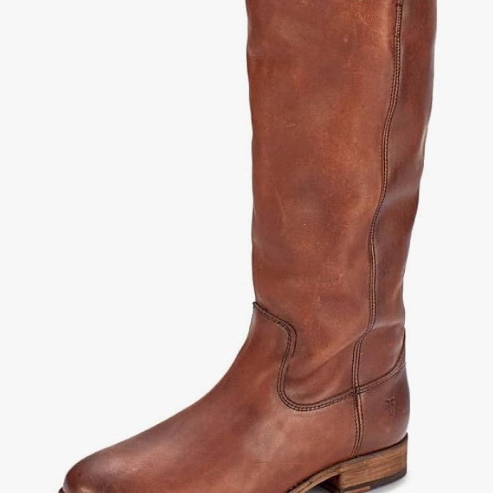 Frye Cognac Leather Tall Boots
